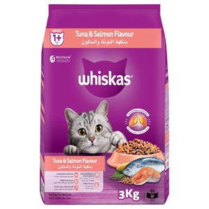 Whiskas Cat Food Tuna & Salmon 3Kg