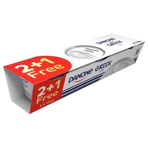 Danone Greek Yoghurt Plain 150G X3