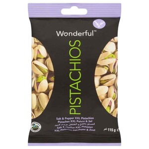 Wonderful Nuts Pistachios Salt & Pepper 115G