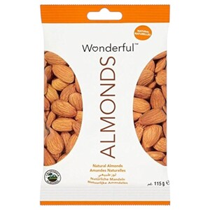 Wonderful Almonds Raw Natural 115G