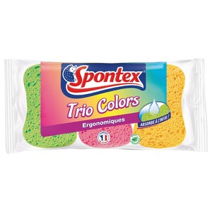 Spontex Trio Colors Sponges 3 Pieces