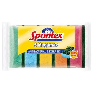 Spontex Megamax Sponges 5 Pieces