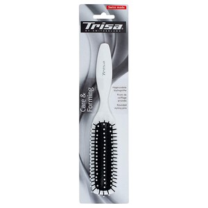 Trisa Hair Brush Rectangle Plastic Pins