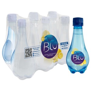 Blu Sparkling Water Lemon Ginger 250Ml X6