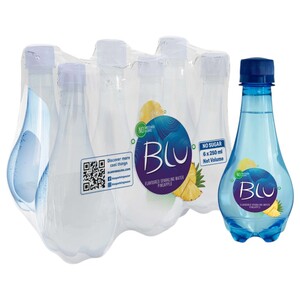 Blu Sparkling Water Pineapple 250Ml X6