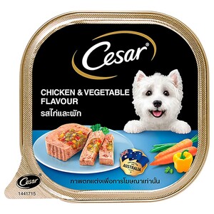Cesar Pet Food Chicken & Vegetable 100G