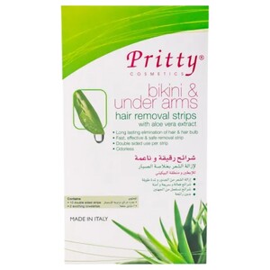 Pritty Bikini & Underarm Hair Removal Strips