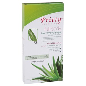 Pritty Full Body Hair Removal Strips 10 Pieces