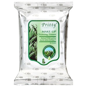 Pritty Aloe Make Up Remover Tissue 30 Pieces