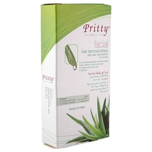 Pritty Facial Hair Removal Strips 6 Pieces