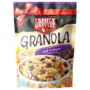 Family Harvest Granola With Seed & Raisin 250G