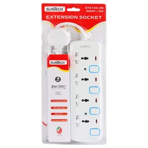 Suntech 4 Way Universal Socket 2M