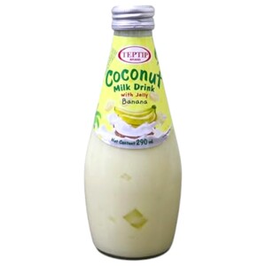 Teptip Drink Coconut Milk With Jelly Banana 290Ml