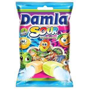 Tayas Damla Sour Fruit Bursts 250G