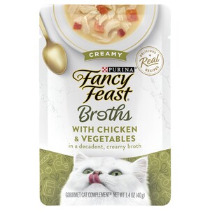 Fancy Feast Cat Wet Food Broths Chicken And Vegetables 40G