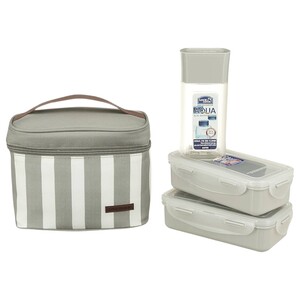 Lock & Lock Lunch Bag 3 Pieces Set Grey