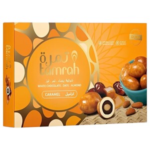 Tamrah Caramel Chocolate With Date & Almond Gift Box 310G
