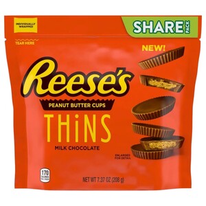 Reese's Peanut Butter Cups Thins Pouch 208G