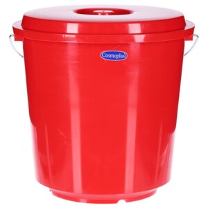 Cosmoplast Bucket With Lid Assorted Color 20L