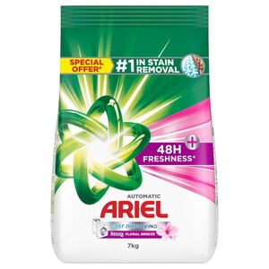 Ariel Fast Dissolving Laundry Detergent Powder Floral Breeze 7Kg