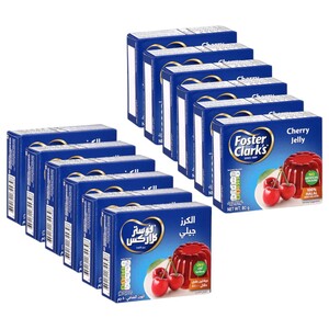 Foster Clark's Jelly Assorted 12 Pieces 80G