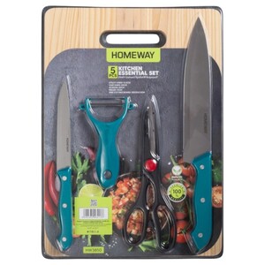 Homeway Kitchen Fit Knives Set Hw385 5 Pieces