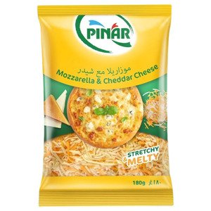 Pinar Shredded Mozzarella & Cheddar Cheese Mix 180G