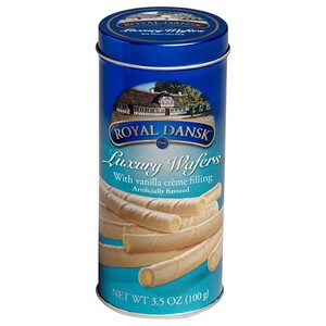 Royal Dansk Luxury Wafers With Vanilla 100G