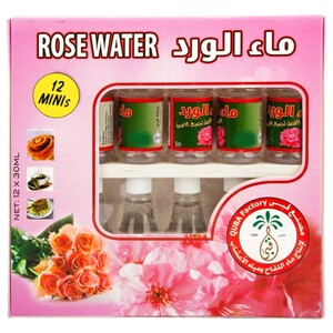 Quba Rose Water 30Ml X12