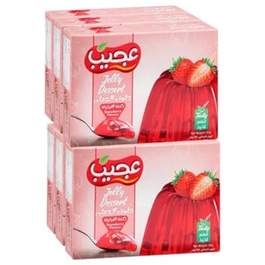 Ajeeb Jelly With Strawberry 85G X6