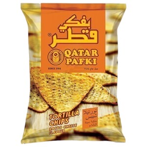 Qatar Pafki Tortilla Chips Nacho Cheese 125G