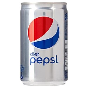 Pepsi Carbonated Soft Drink Diet Can 155Ml