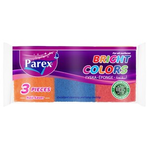 Parex Sponge Nail Saver Bright Color 3 Pieces