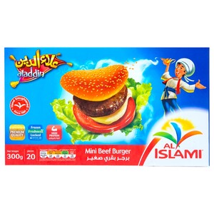 Al Islami Aladdin Frozen Burger Beef Mini 300G