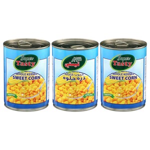 Super Tasty Whole Kernel Sweet Corn 400G X3