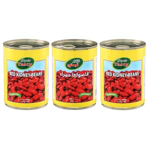 Super Tasty Red Kidney Beans 400G X3