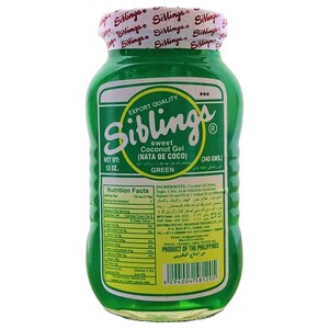Siblings Sweet Coconut Gel Nata De Coco 340G