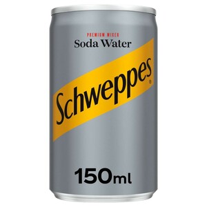 Schweppes Soda Water Can 150Ml