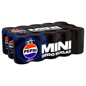 Pepsi Carbonated Drink Mini Zero Sugar 155Ml X15