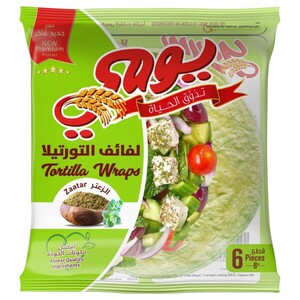 Yaumi Tortilla Wraps Zaatar 6 Pieces 240G