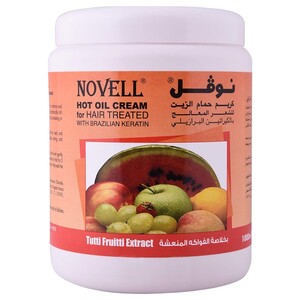 Novell Hot Oil Hair Cream Tutti Frutti 1000Ml