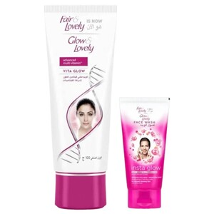 Glow & Lovely Face Cream Multivitamin 100G + Gel 45Ml For Free
