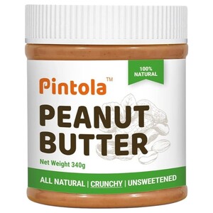 Pintola Peanut Butter All Nat Crunchy Unsweetend 340G