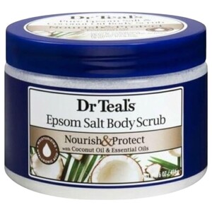 Dr Teal's Epsom Salt Body Scrub Coconut Oil 454G