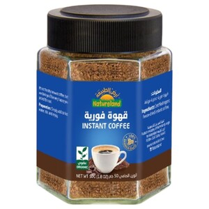 Natureland Instant Coffee Dark Roast Organic 50G