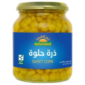Natureland Sweet Corn Organic 340G