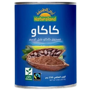 Natureland Cacao Powder Low Fat 250G