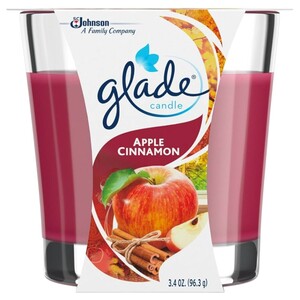 Glade Scented Candle Apple & Cinnamon 96.3G