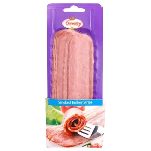 Country Smoked Turkey Strips 100G