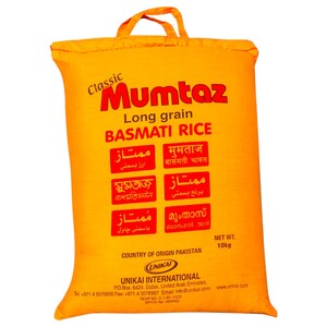 Mumtaz Long Grain Basmati Rice 10Kg